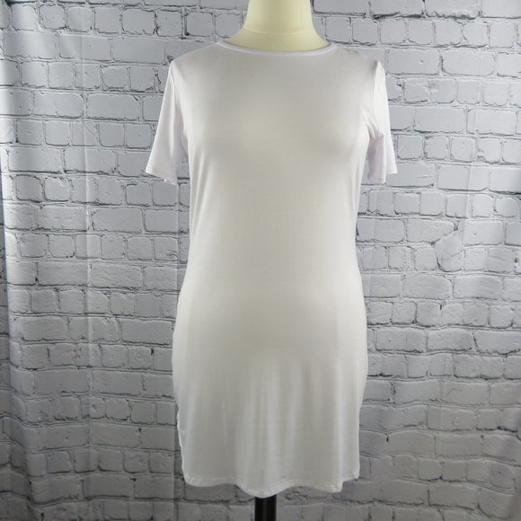 Women's Plus Short Sleeve Casual Dress - Picture 4 of 4